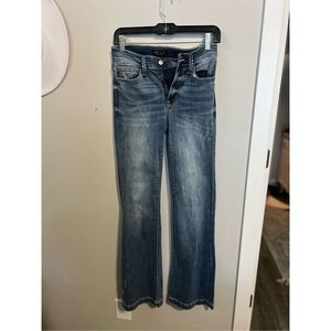 Judy Blue Women's Blue Braided Belt Loop Slim Denim Jeans Size 0